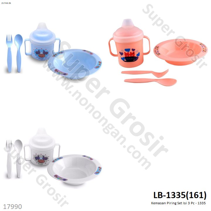 Kemasan Piring Set Isi 3 Pcs Ktg