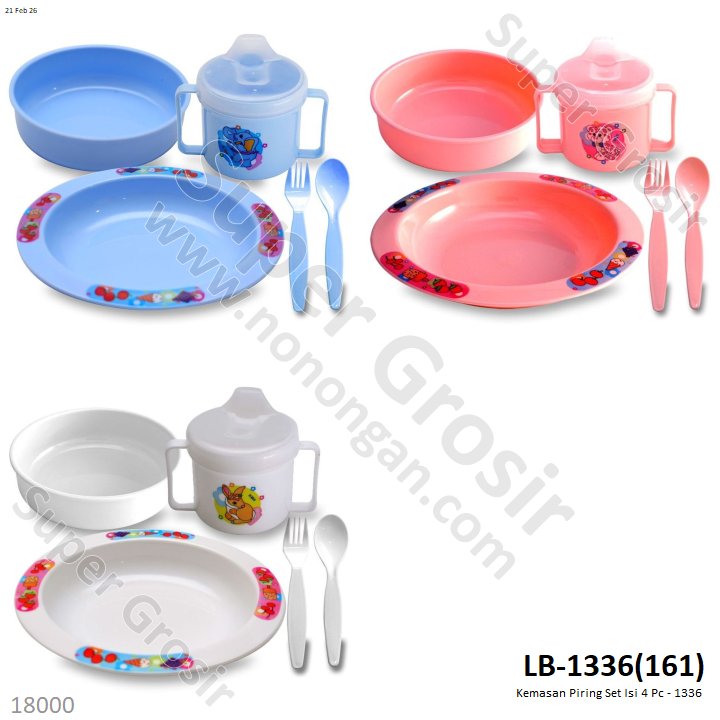 Kemasan Piring Set Isi 4 Pcs Ktg