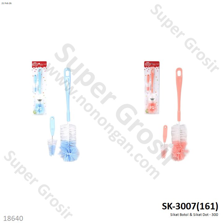 Sikat Botol &amp; Sikat Dot Lurus Press