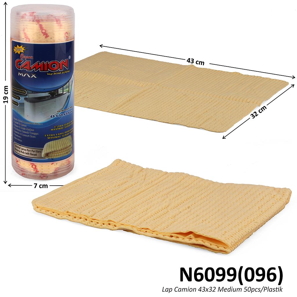 Lap Chamois / Kanebo Tabung 43x32 cm Super Camion Max 1 Kantong 50 Pcs Tabung @250