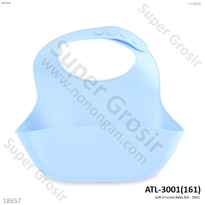 Soft Silicone Baby Bib - 3001
