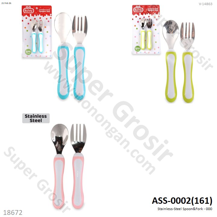Stainless-Steel Spoon&amp;Fork - 0002