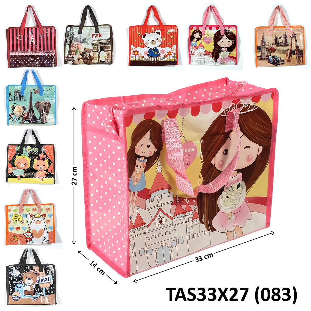 Tas Laundry Motif 33x27 cm 1 Pack 12 Pcs Loose Pack @360