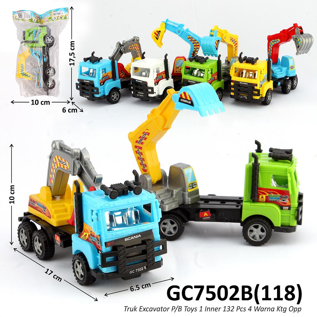 Truk Excavator Tronton P/B Toys 1 Inner 132 Pcs Ktg Opp @264