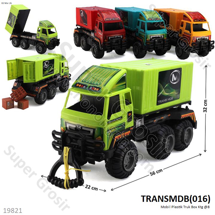 Mobil Plastik Truk Box Ktg @8