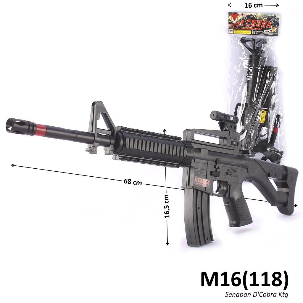 Senapan Peluru Plastik 68 cm D'Cobra Reborn Ktg PVC @48