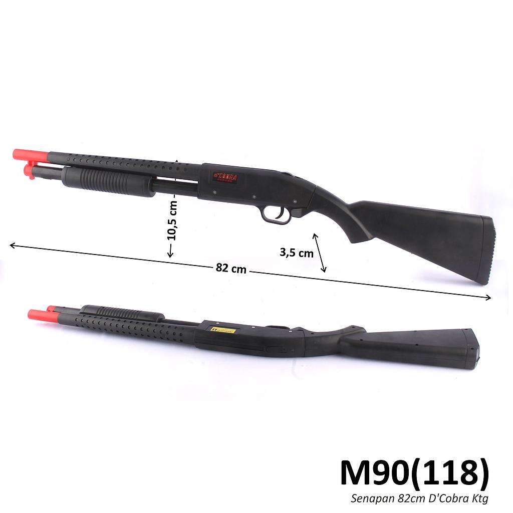 Senapan Shotgun Peluru Plastik 82 cm D'Cobra Reborn Ktg PVC @72