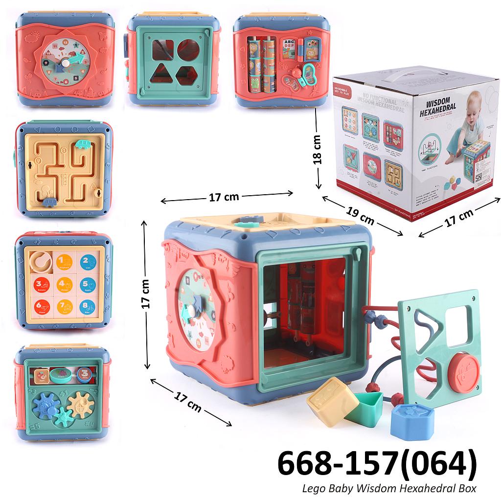 Puzzle Block Kubus 6 in 1 Wisdom Hexahedral Box @24