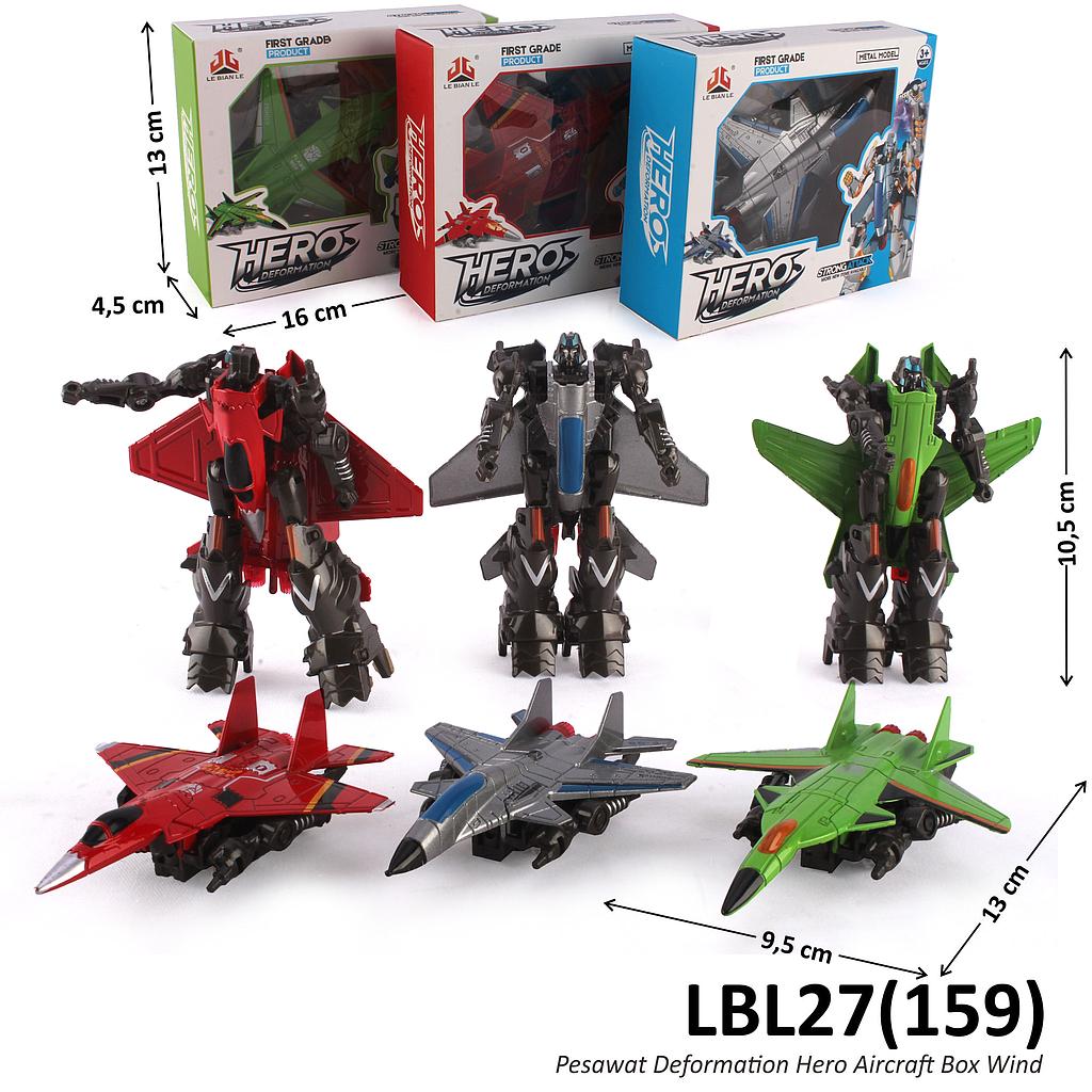Robot Deform Pesawat Tempur Hero Deformation 1 Inner 108 Box Window @216