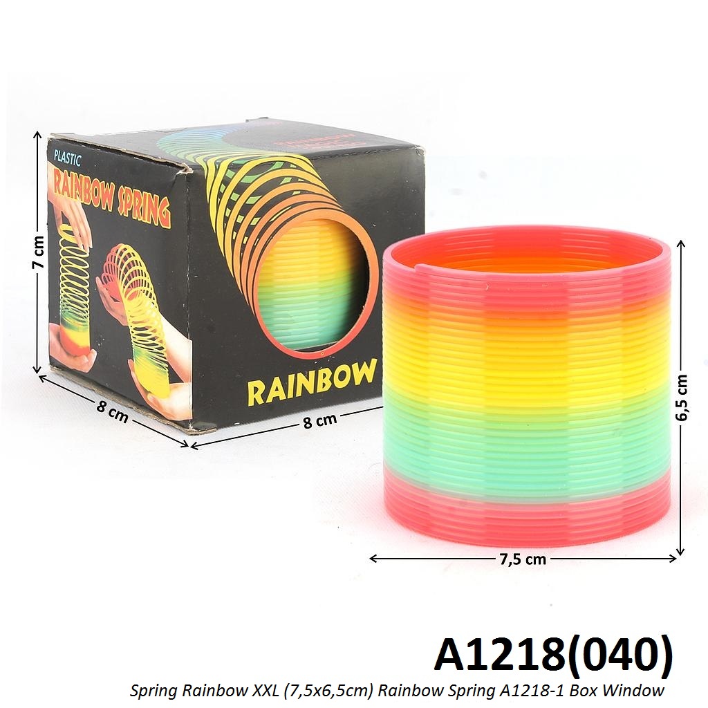 Spring Rainbow XXL (7,5x6,5cm) Rainbow  Spring A1218-1 Box Window @300