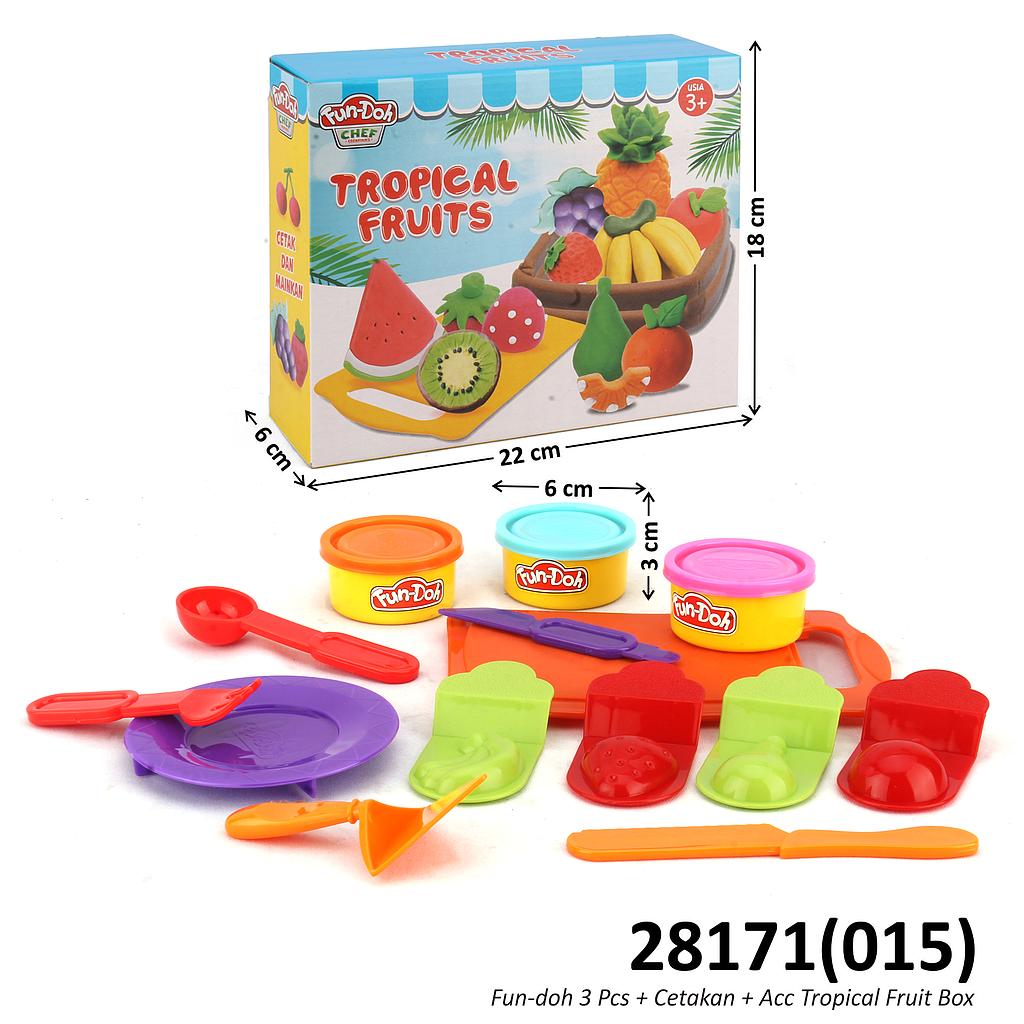 Fun-Doh Tropical Fruit Box @72