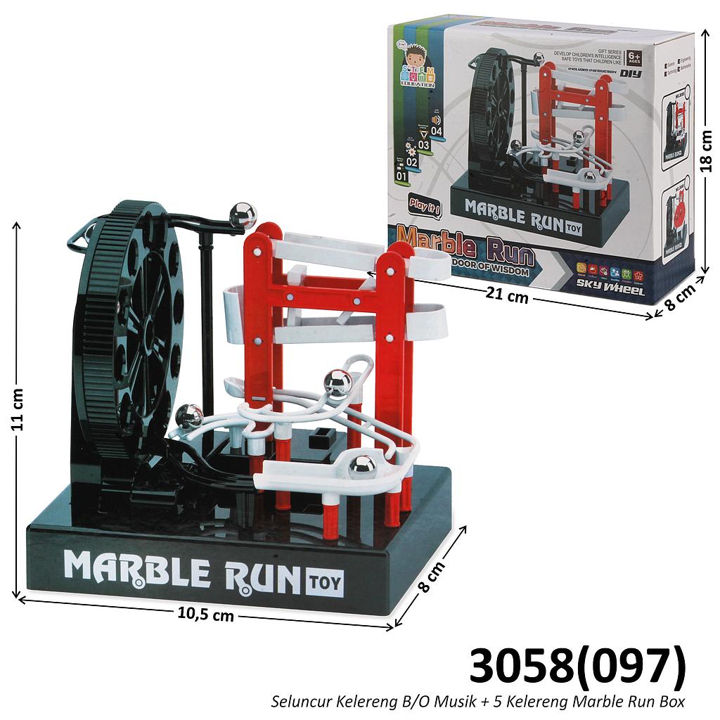 Seluncur Bola B/O Musik Marble Run Box @72