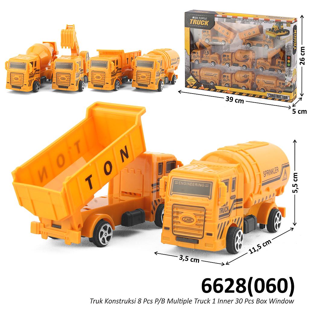 Truk Konstruksi 8 Pcs P/B Multiple Truck 1 Inner 30 Pcs Box Window @60