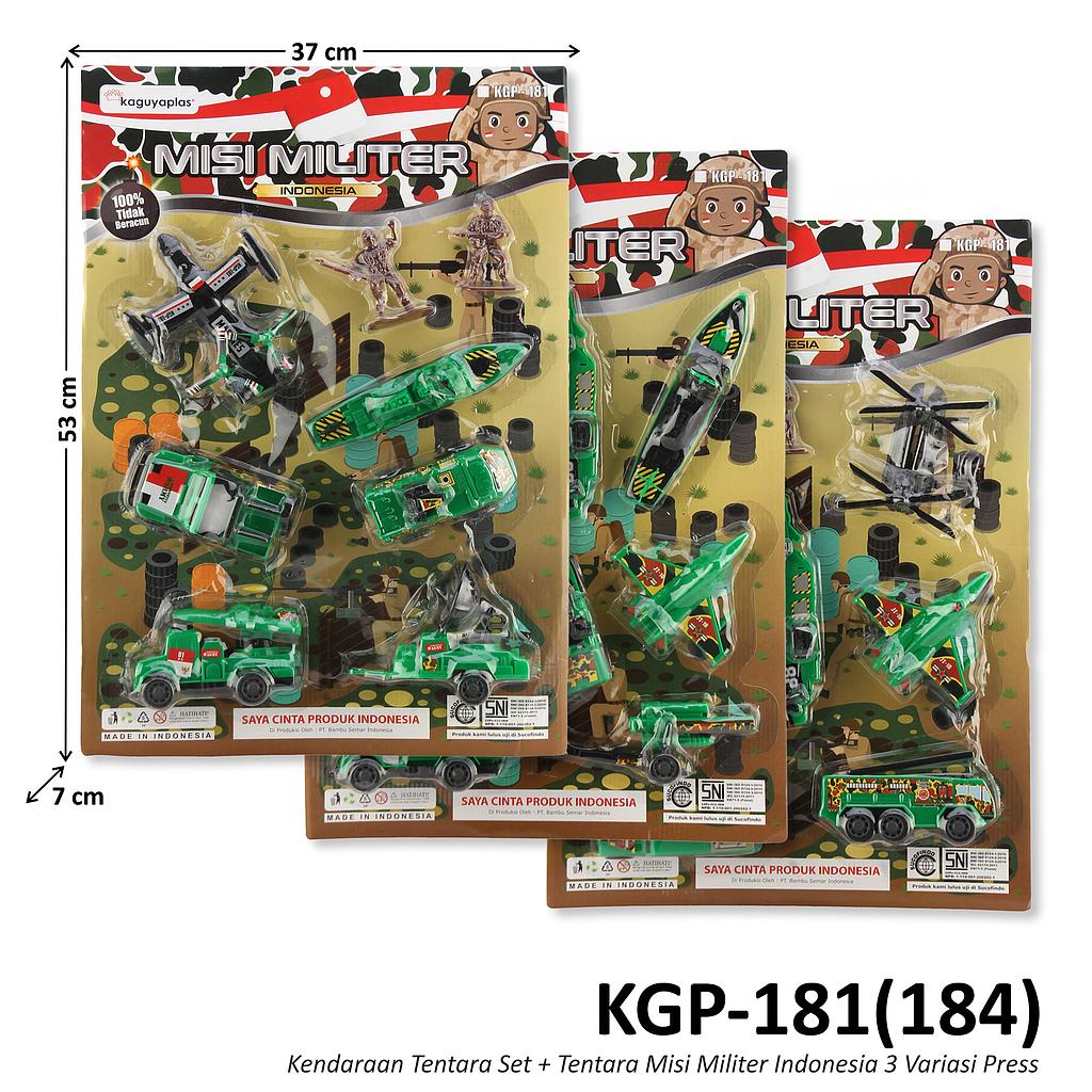 Kendaraan Militer Set P/B + Tentara Misi Militer Indonesia Press @48