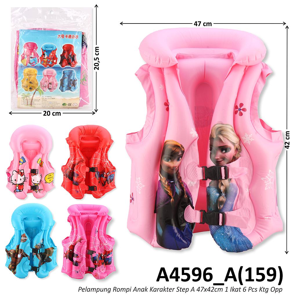 Pelampung Rompi Karakter Step A 47x42cm 1 Ikat 6 Pcs Ktg Opp @180