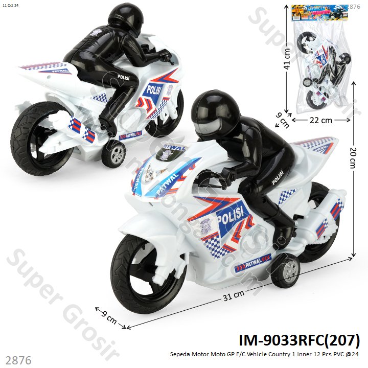 Sepeda Motor Moto GP F/C Vehicle Country 1 Inner 12 Pcs PVC @24