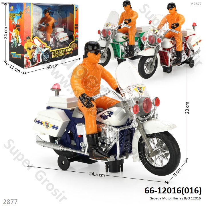 Sepeda Motor Harley B/O 12016