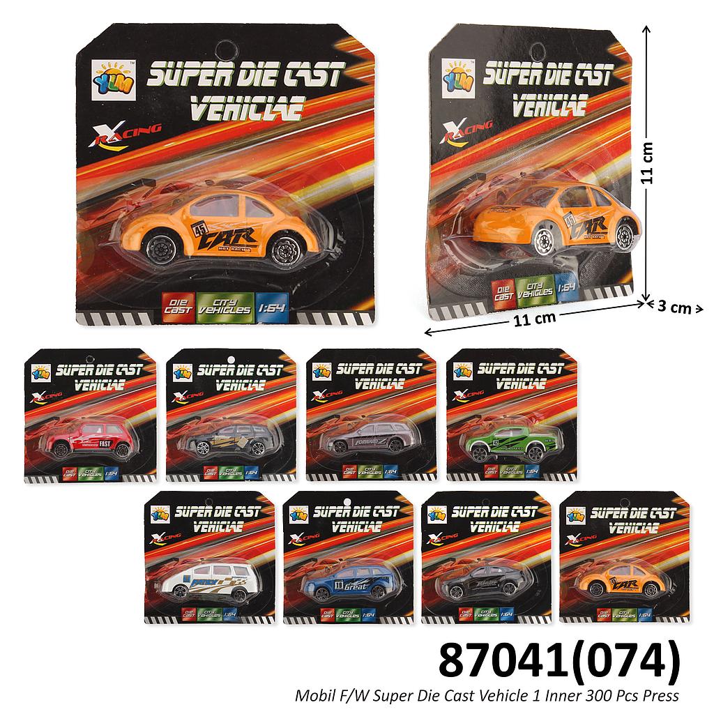 Mobil Skala Hot Wheels F/W Super Die Cast Vehicle 1 Inner 300 Pcs Press @600