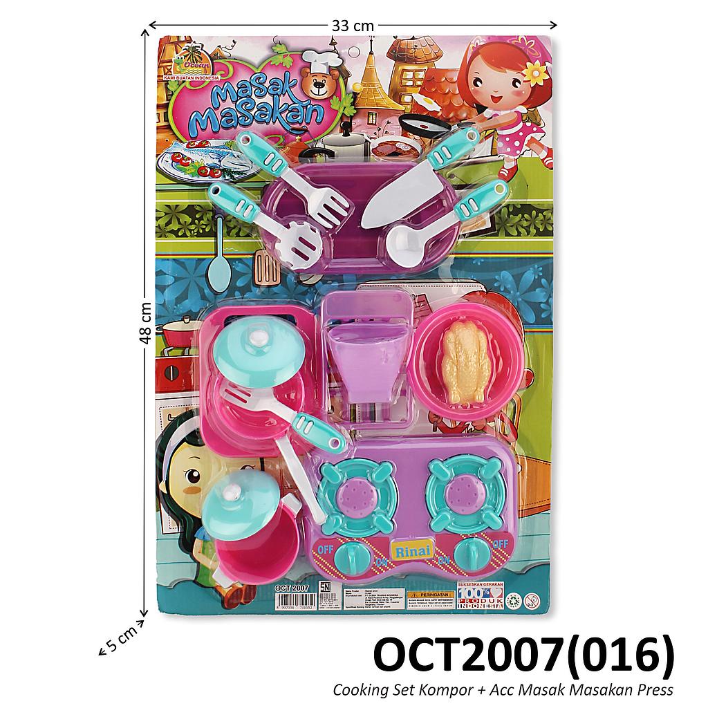 Cooking Set Press + Kompor Masak Masakan Press @48
