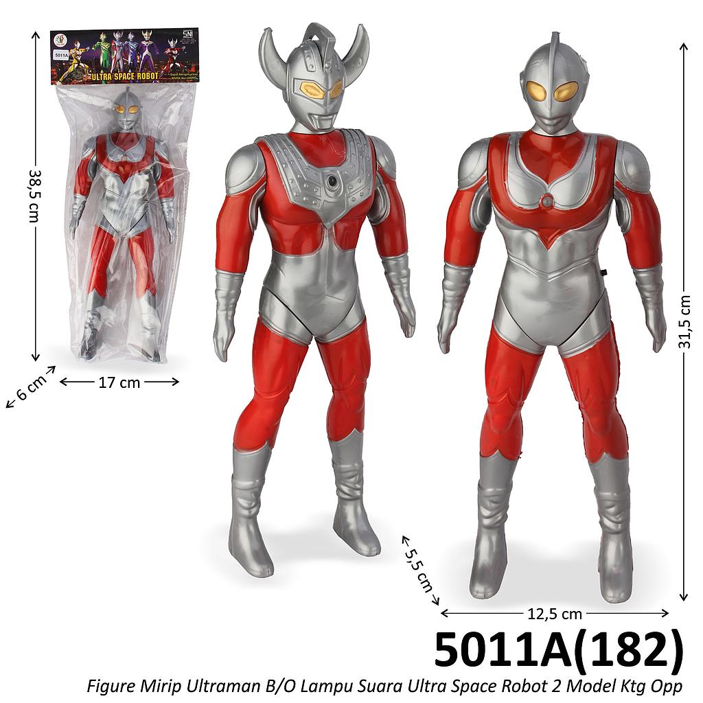 Action Figure Ultraman 32 cm B/O Suara Lampu Ultra Space Robot 2 Karakter Ktg Opp @120