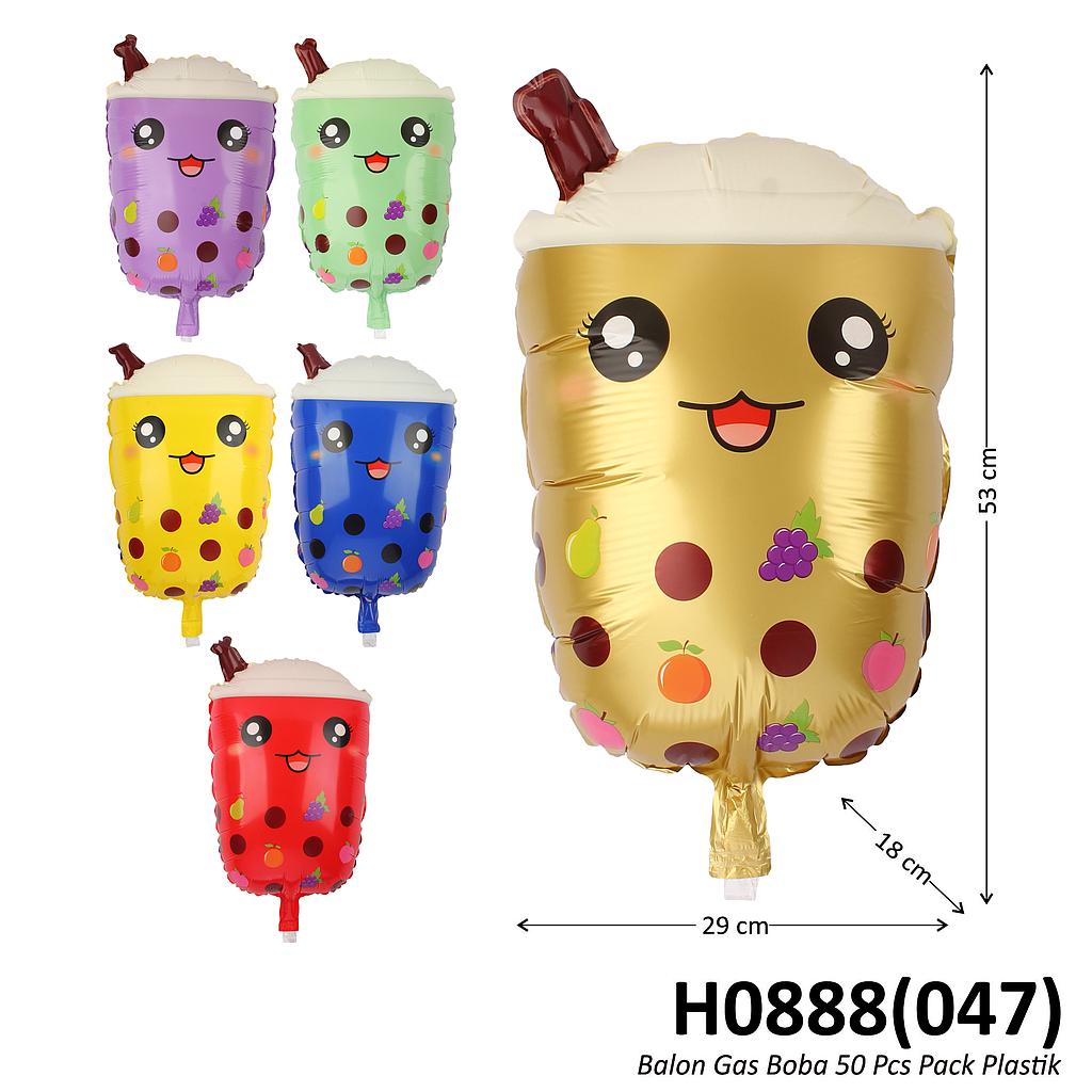 Balon Gas Boba 50 Pcs Pack Plastik @60