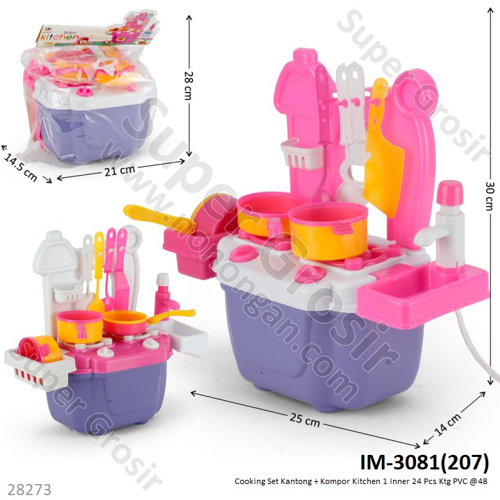Kitchen Set 1 Inner 24 Pcs Ktg PVC @48