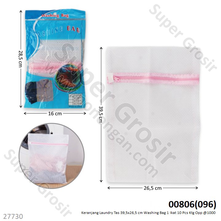 Keranjang Laundry Tas 39,5x26,5 cm Washing Bag 1 Ikat 10 Pcs Ktg Opp @1000