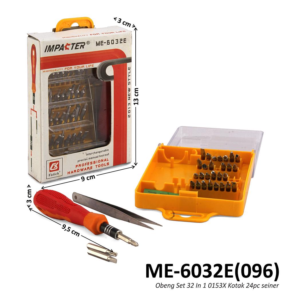 Obeng Set 32 In 1 0153X 1 Inner 24 Pcs Box @144