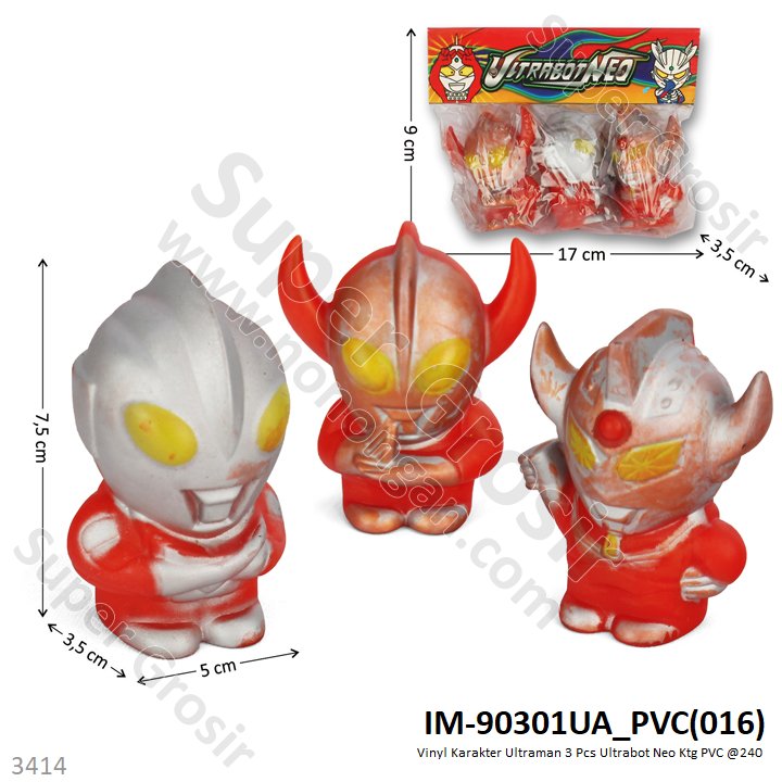 Vinyl Ultraman 3 Pcs Ultrabot Neo Ktg PVC @240