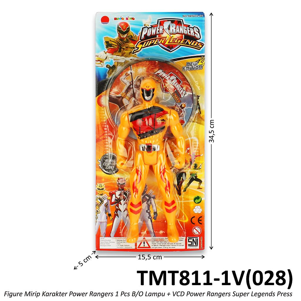 Action Figure Power Rangers B/O Lampu Set VCD Super Legends Press @240