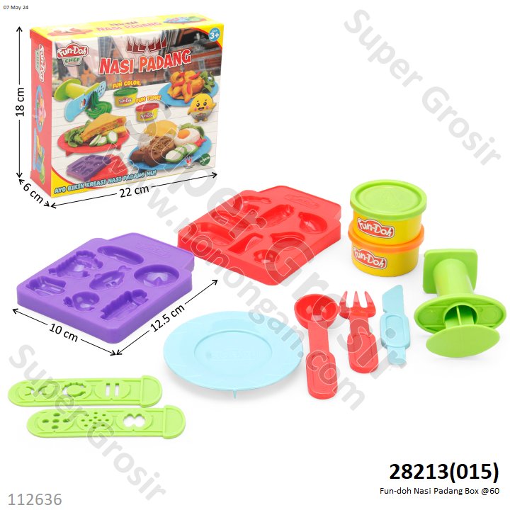 Fun-Doh Nasi Padang Box @60