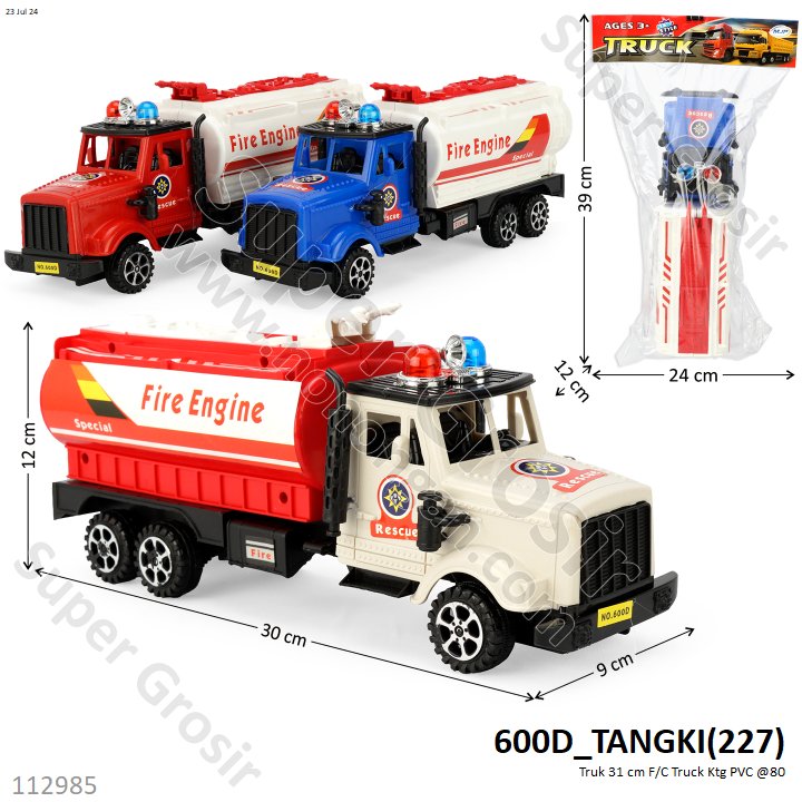 Truk 31 cm F/C Truck Ktg PVC @80