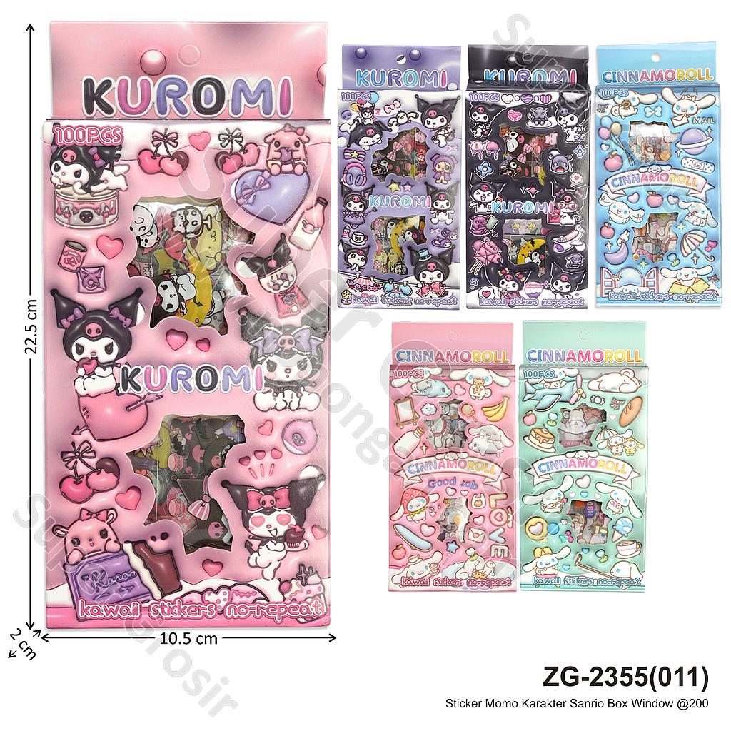 Sticker Momo Karakter Sanrio Box Window @200