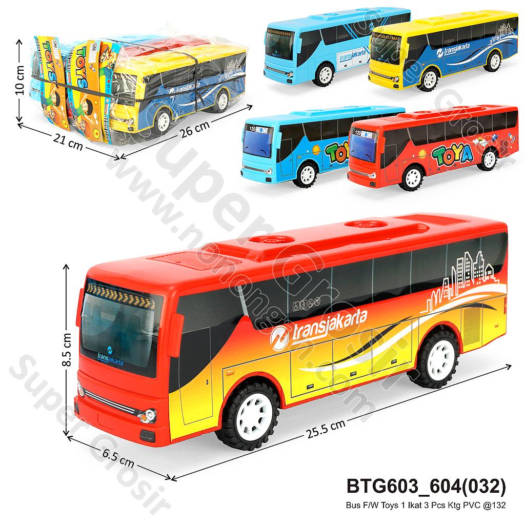 Bus F/W Toys 1 Ikat 3 Pcs Ktg PVC @132