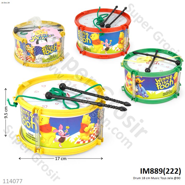 Drum 18 cm Music Toys Jala @90