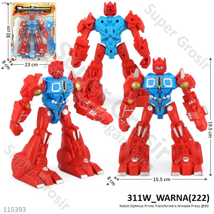 Robot Optimus Prime Transformers Armada Press @90