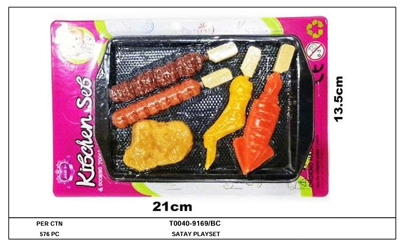Masak-masakan Sate Kitchen Set 1 Inner 288 Pcs Press @576