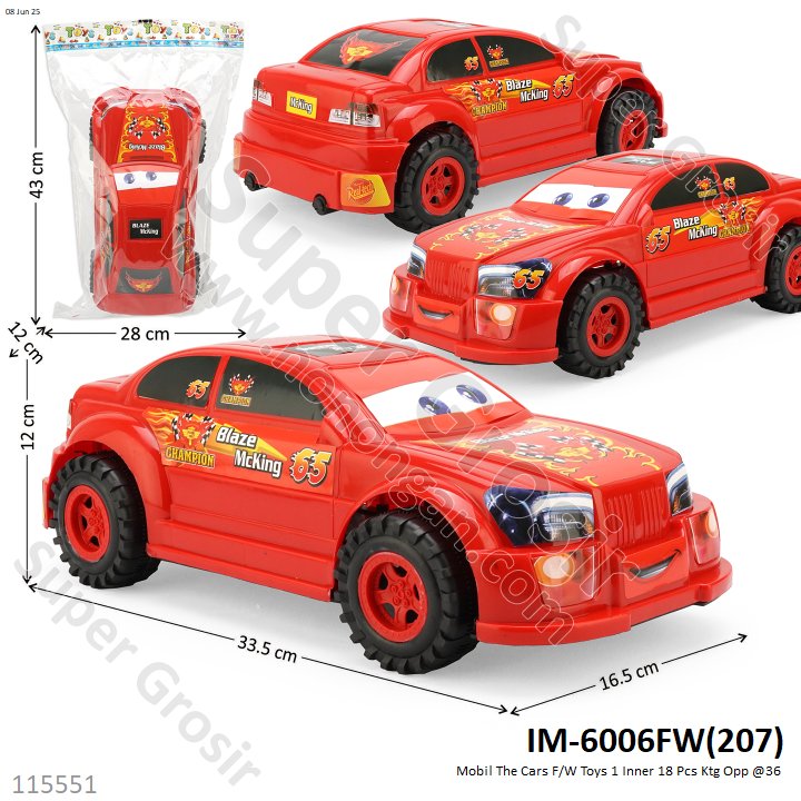 Mobil F/W Toys 1 Inner 18 Pcs Ktg Opp @36