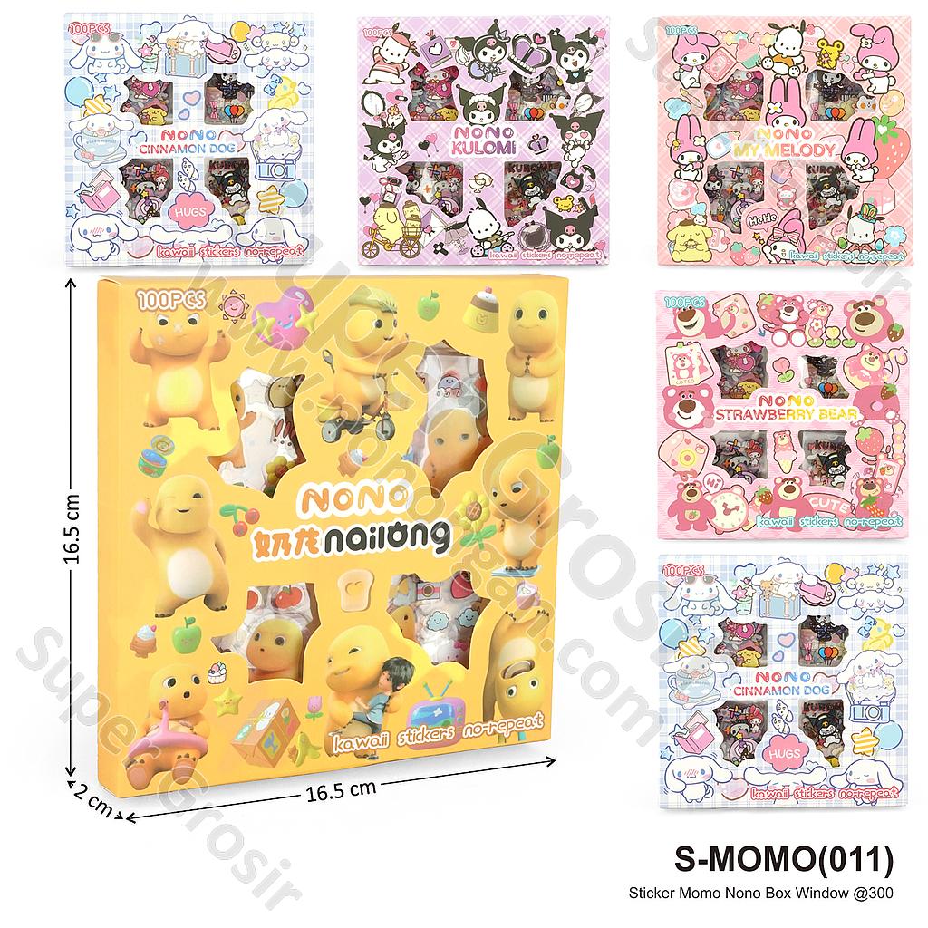 Sticker Momo Karakter Box Window @240