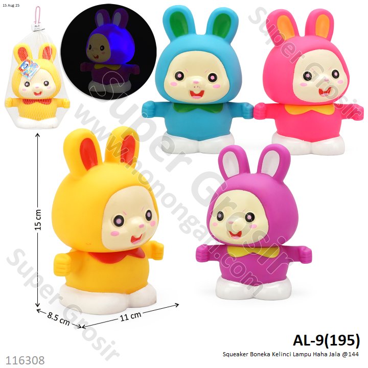 Boneka Cit-cit Kelinci Lampu Haha Jala @144