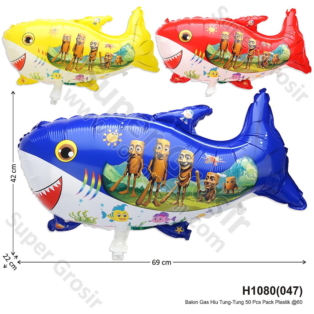 Balon Gas Hiu Tung-Tung 50 Pcs Pack Plastik @60