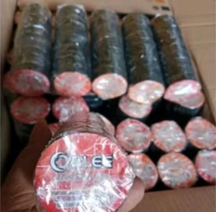 Isolasi Hitam 3 Yard 10 Pcs Orlee Adhesive Tape Slop @60