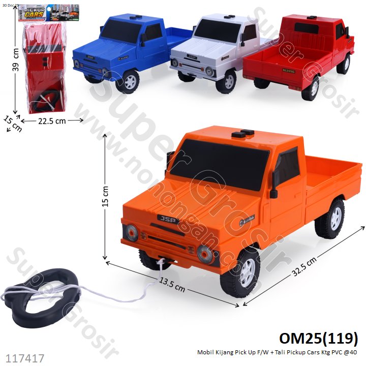 Mobil Kijang Pick Up F/W + Tali Pickup Cars Ktg PVC @40