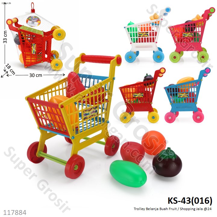 Trolley Belanja Buah Fruit / Shopping Jala @24