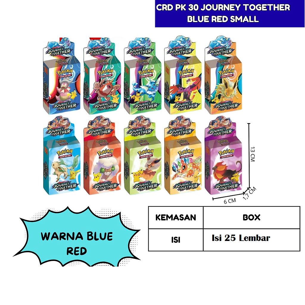 Kartu Pokemon 25 Lembar Journey Together 1 Pack 12 Pcs 1 Inner 300 Pcs Box @600
