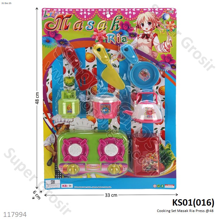 Cooking Set Masak Ria Press @48