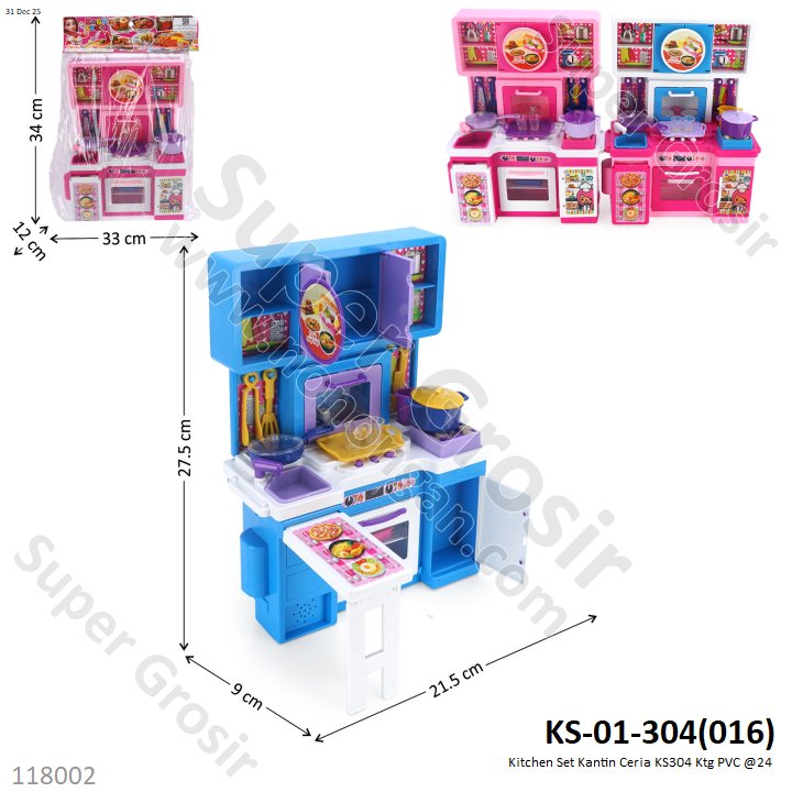 Kitchen Set Kantin Ceria KS304 Ktg PVC @24