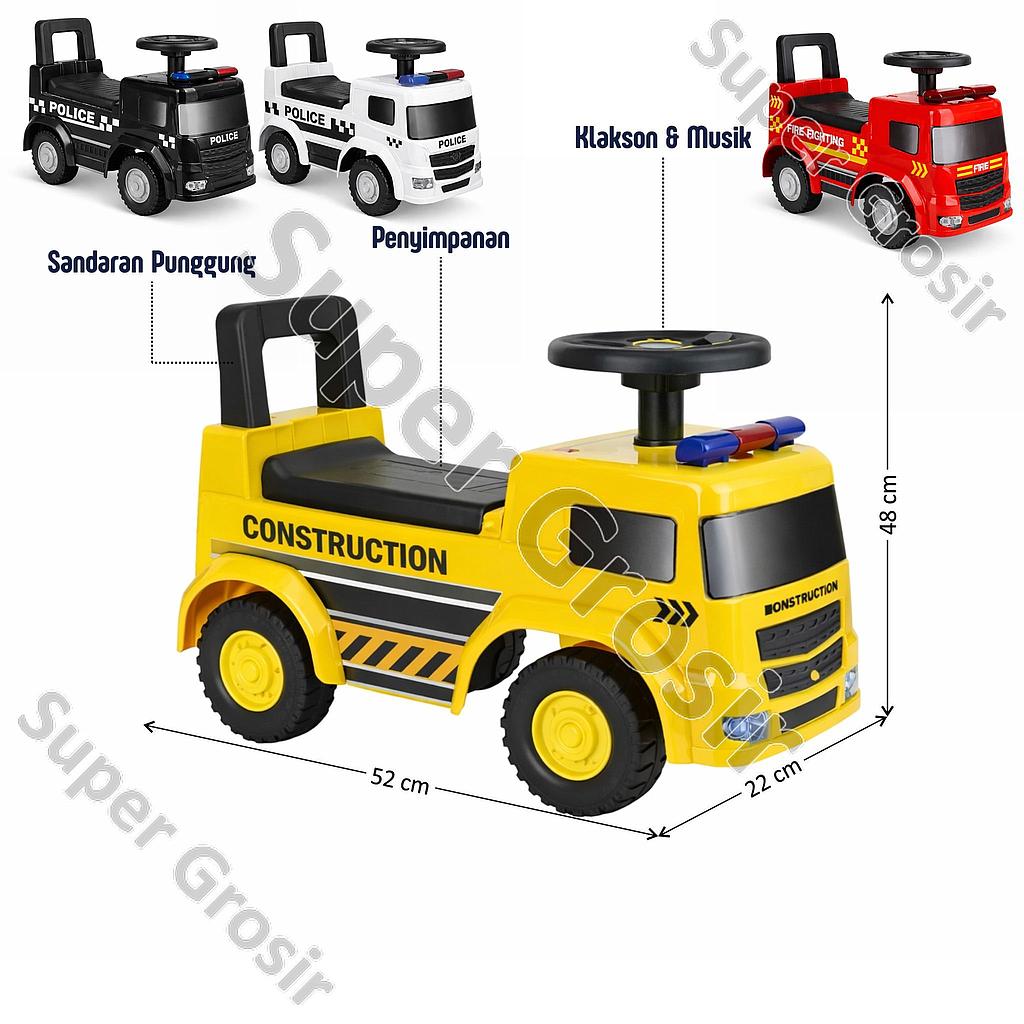 Tunggangan Truk B/O Musik Sirine Lampu Fulton XLT Koli @1