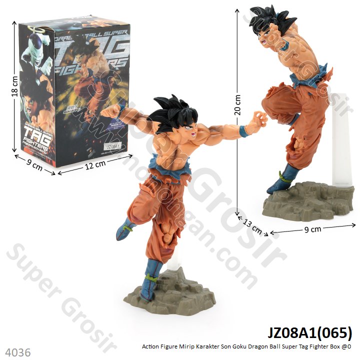 Action Figure Son Goku Dragon Ball Super Tag Fighter Box @0