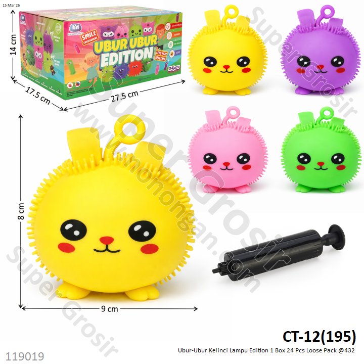 Ubur-Ubur Kelinci Lampu Edition 1 Box 24 Pcs Loose Pack @432